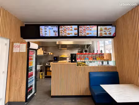 fonds de commerce restauration – 60 m² – équipé – villers-bretonneux