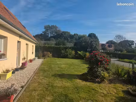 maison familiale 5 pièces 90m² – 4 chambres  jardin et garage – ouville-la-rivière
