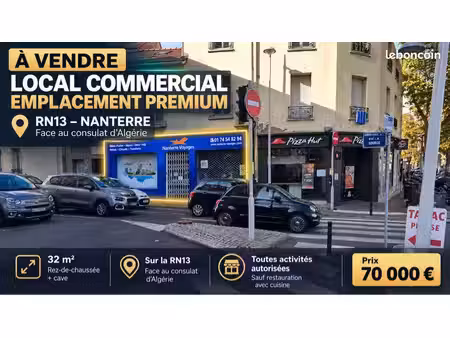 local premium nanterre  face au consulat d'algérie