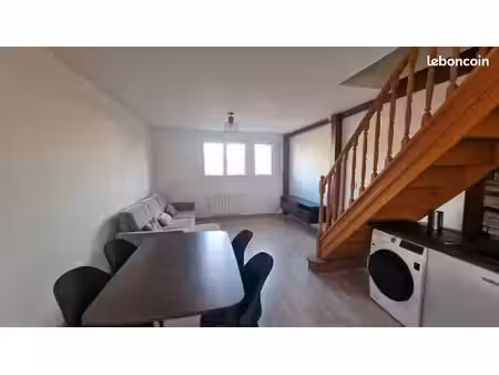 duplex t3 meublé 58 m² + parking privé