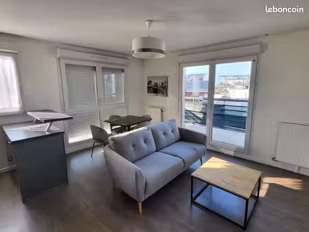 appartement · 2 pièces · 46 m² · etage 6/6 · quartier temps durables
