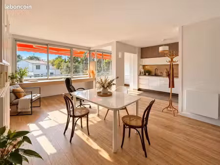 appartement 3 pièces 79 m² rénové  traversant  vue dégagée  quartier la marcellière