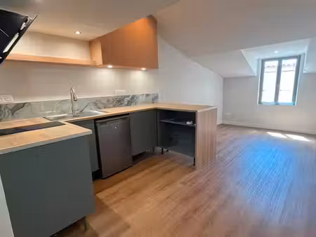 t1 bis duplex avec mezzanine – centre-ville – entièrement rénové – pac réversible – sans f
