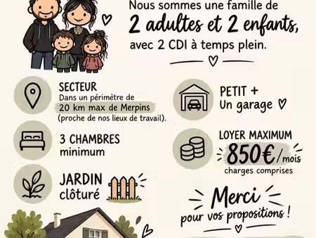 recherche maison à louer