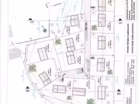 terrain constructible à vendre
