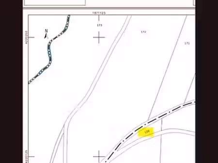 terrain boisé 4 130 m² – montmiral – accès route
