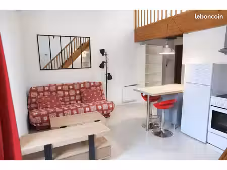 t1 bis meublé  mezzanine  39 m2