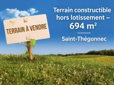 terrain 694 m² saint-thégonnec loc-eguiner