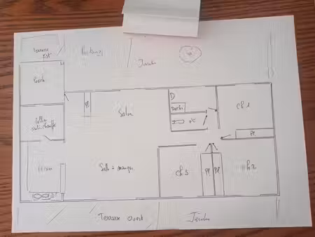 maison meublée 100m2