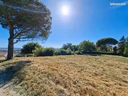 terrain d’exception 1 500 m² – vue pyrénées & toulouse – la croix-falgarde