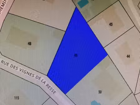 terrain 1015 m2