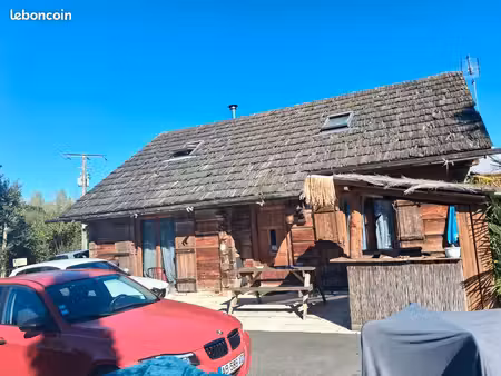 chalet avec piscine