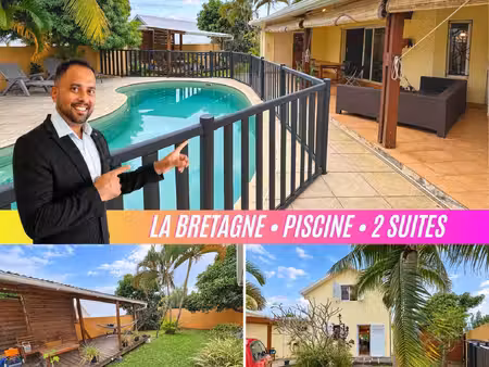 deux suites & piscine chauffée — maison 190 m² sur 525 m² d