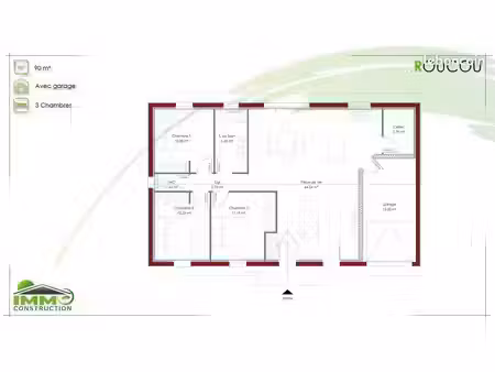 terrain 750 m² landiras