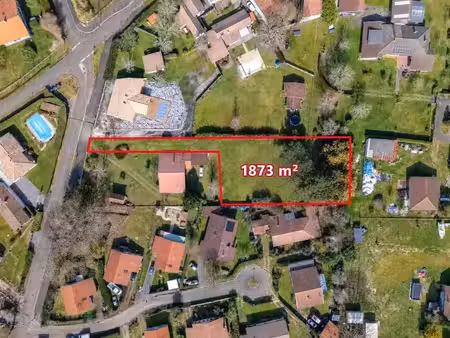 vente terrain à batir 1873 m² à sainte-eulalie-en-born (40200)  227 000 €