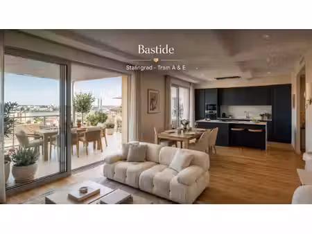 bastide stalingrad - 4 pieces - dernier etage - traversant - balcon - parking