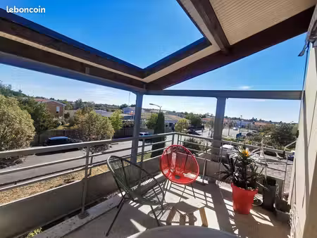 magnifique t3 avec grande terrasse et garage double