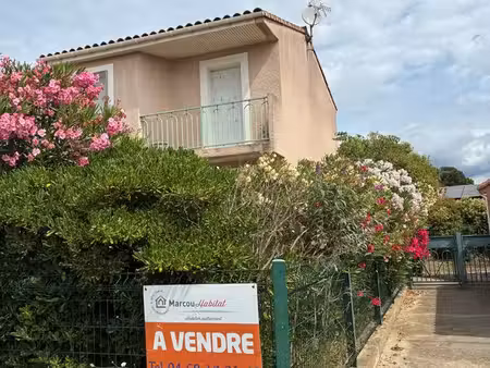 maison à étage t4 80 65m² à lézignan-corbières : jardin et garage