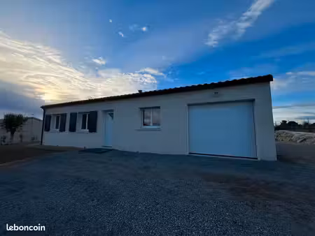 maison t5 100m² de plain-pied avec jardin et garage à coursan dès 1150/mois* - payez 90% d