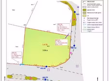terrain 364 m² artzenheim