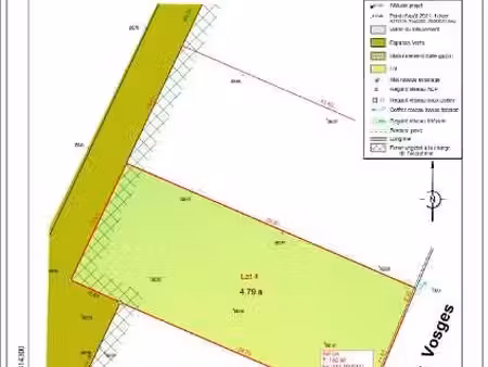 terrain 479 m² artzenheim