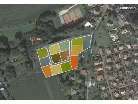terrain 699 m² nommay