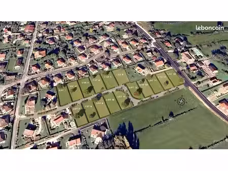 terrain 640 m² sainte marie