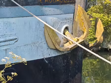 péniche raccourcie