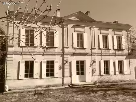 nouvelle aquitaine entre-2mers gironde propriété 19° 10 pièces 6-7 chambres parc 5400m² dé