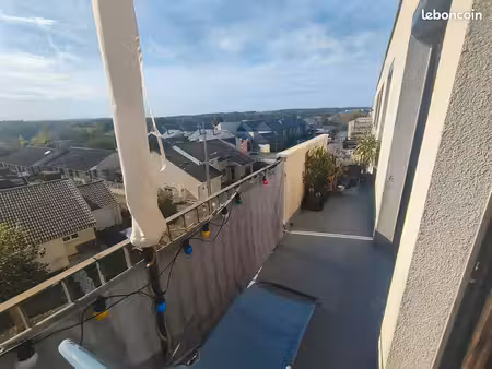 appartement meublé de 35 m² avec balcon – beaumont-sur-oise