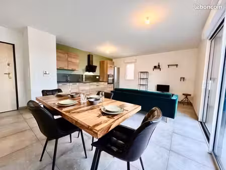 ​coup de cœur : t2 lumineux de 49m² avec terrasse et garage sécurisé