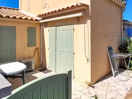 canet plage pavillon t3 mezzanine résidence avec piscine