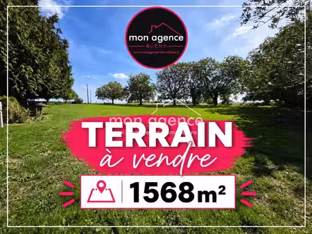 terrain constructible – 1 568 m² – martainville-épreville
