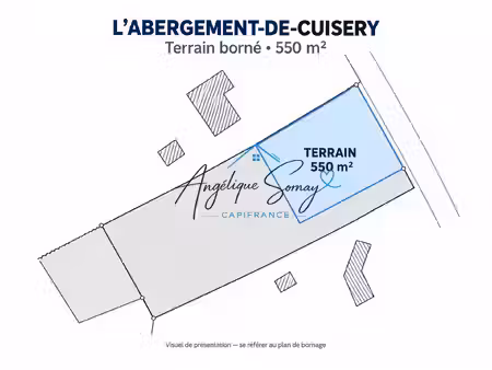 terrain à vendre l'abergement de cuisery (71)