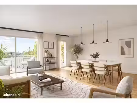 appartement t4 à croix avec stationnement et extérieurs