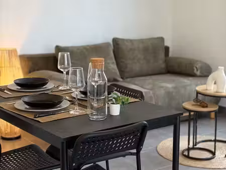 t2 meublé de standing avec terrasse et parking sécurisé – blagnac