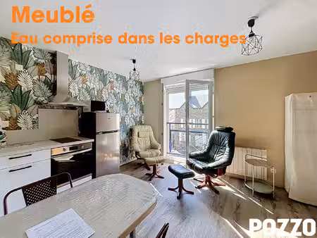 en location appartement meublé sartilly baie bocage 2 pièce(s) 38.33 m2