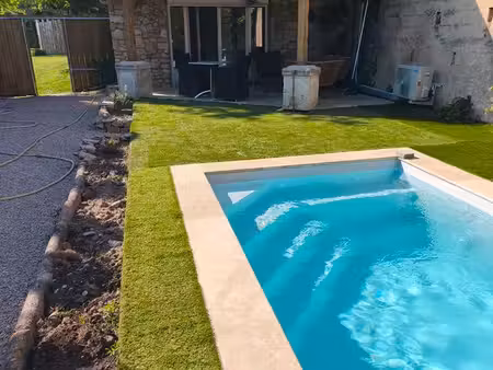 maison 40m2 avec jardin et piscine