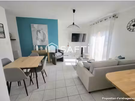 appartement t2 bis avec une place de parking proche de la gare