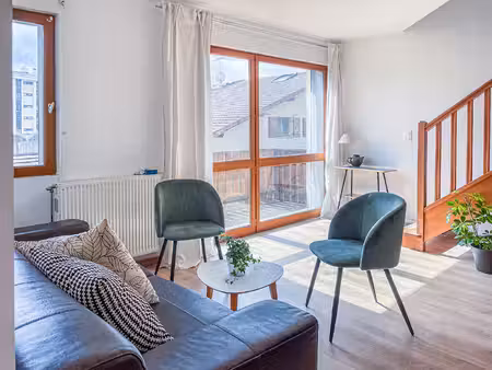 en exclusivite - 'cédrat' - annecy - meythet - appartement duplex t6 de 125 93 m² - balcon