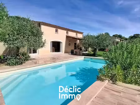 villa - 5 pieces - 185m2 - 4 chambres - piscine chauffee - garage - vue mont d’or - manosq