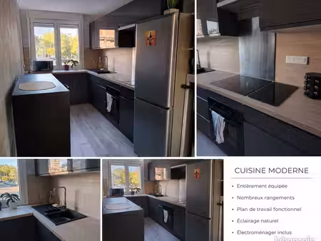 à louer – appartement meublé t3 – laxou