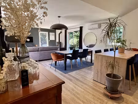 maison lumineuse rénovée sur 1 480 m² de terrain avec garage