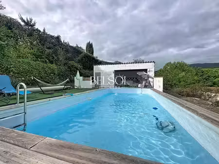 céret - maison t4 avec piscine et garage