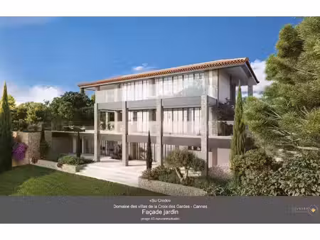 cannes – croix des gardes – terrain constructible avec projet de villa