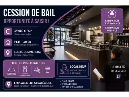 location commerce lamorlaye 60260 40m²