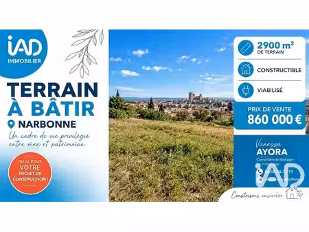 terrain à narbonne (11100)
