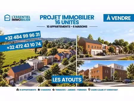 terrain à vendre de 5340 m² à aiseau-presles (vbe75568)