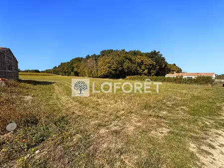 terrain constructible 1 222 m² mazerolles près de pons ? accès rapide a10