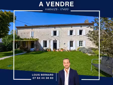 maison charentaise en pierre rénovée — 152 m² — varaize (